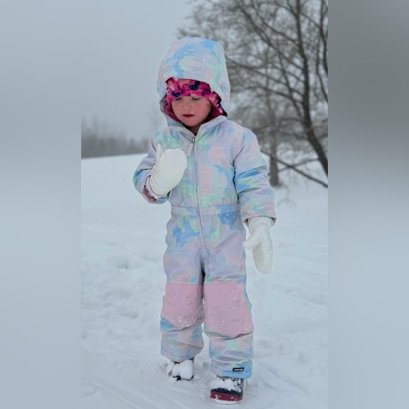 Lands' End Kids Pastel Snowsuit - Picture 3 of 10